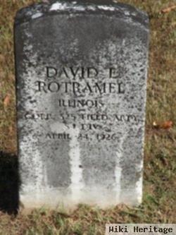 Corp David E. Rotramel