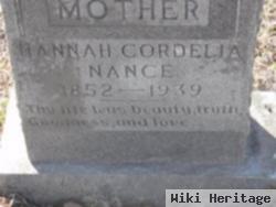 Hannah Cordelia Garrett Nance