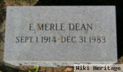 E Merle Dean