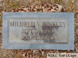 Mildred V Binkley