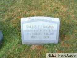 Sarah "sallie" Taylor Forman