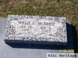 Willie G Mcbride