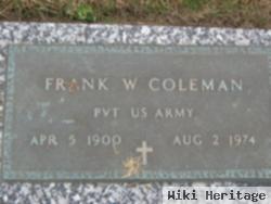 Frank W Coleman