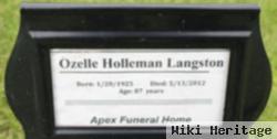 Ozelle Gertrude Holleman Langston