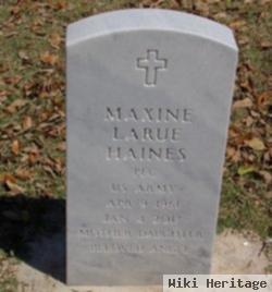 Pfc Maxine Larue Haines