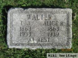 Alice R Walter