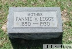 Frances Virginia "fannie" Bishop Legge