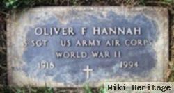 Oliver F. "jack" Hannah