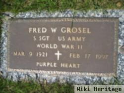 Fred W Grosel