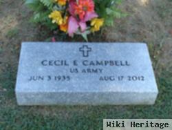 Cecil E "pete" Campbell