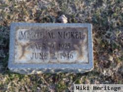 Marie M Nickel