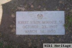 Robert Solon Mckenzie, Sr