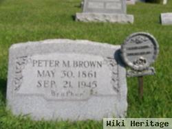 Peter M Brown