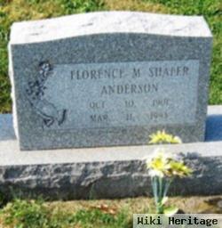 Florence M Shafer Anderson