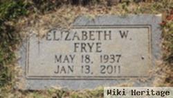 Elizabeth "betty" Webster Frye