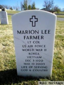 Marion Lee Farmer