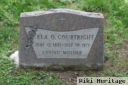 Ela O Courtright