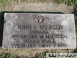 John P Winkler