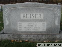 Horace D Keiser