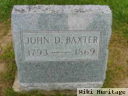 John D Baxter