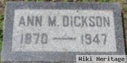 Ann M Dickson