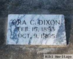 Ora Caroline Dixon