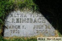 Altha Violet Mccormick Reinsbach