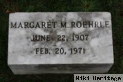 Margaret M Thompson Roehrle