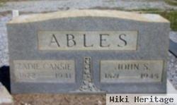 Zadie Cansie Hogg Ables