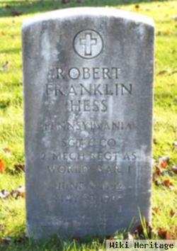 Sgt Robert Franklin Hess