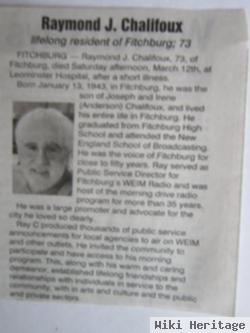 Raymond J "ray C" Chalifoux