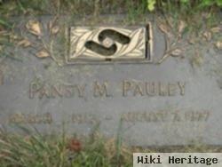 Pansy M Pauley