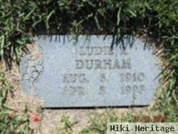 Ludie E. Roberts Durham