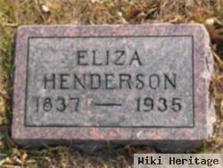 Elizabeth "eliza" Clemens Henderson