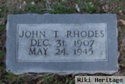 John T Rhodes