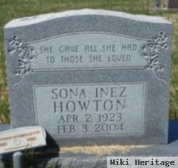 Sona Inez Hendrix Howton