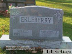 Gerald E "jerry" Ekleberry