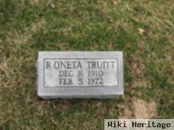 R Oneta Truitt