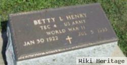 Betty L. Rucker Henry