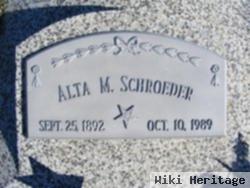 Alta M. Latham Schroeder