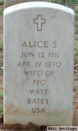 Alice S Batey