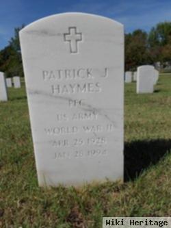 Patrick J Haymes