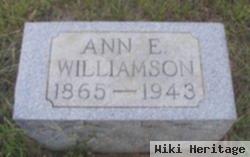 Ann Elizabeth "bettie" Bailey Williamson