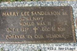 Harry Lee Sanderson, Sr