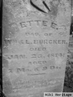 Etta Earilla Buroker