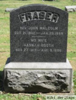 Rev John Malcolm Fraser