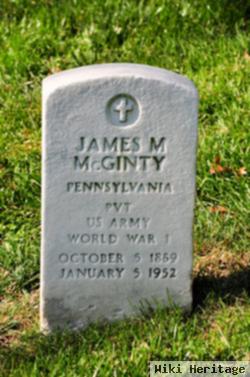 James M Mcginty