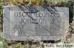 Oscar Leonard Johnson, Sr