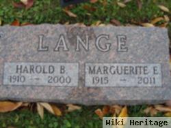 Harold B Lange