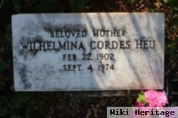 Wilhelmina Cordes Heu